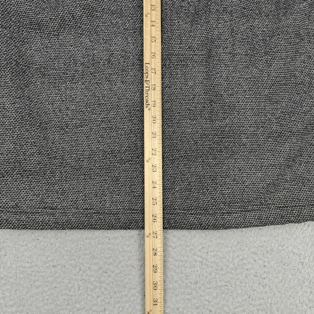 Orvis Sweater Mens Medium Gray Sherpa‎ Lined 1/4 Zip Mock Neck Pullover Fleece